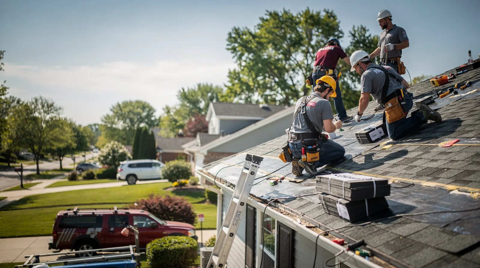 Roof Repair in Port Haywood, VA around you